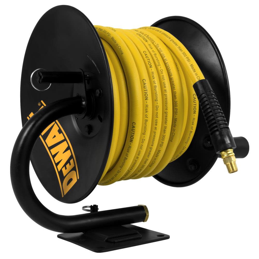 DEWALT 3/8 In. x 50 Ft. Manual Rubber Hose Reel - Ascmtools