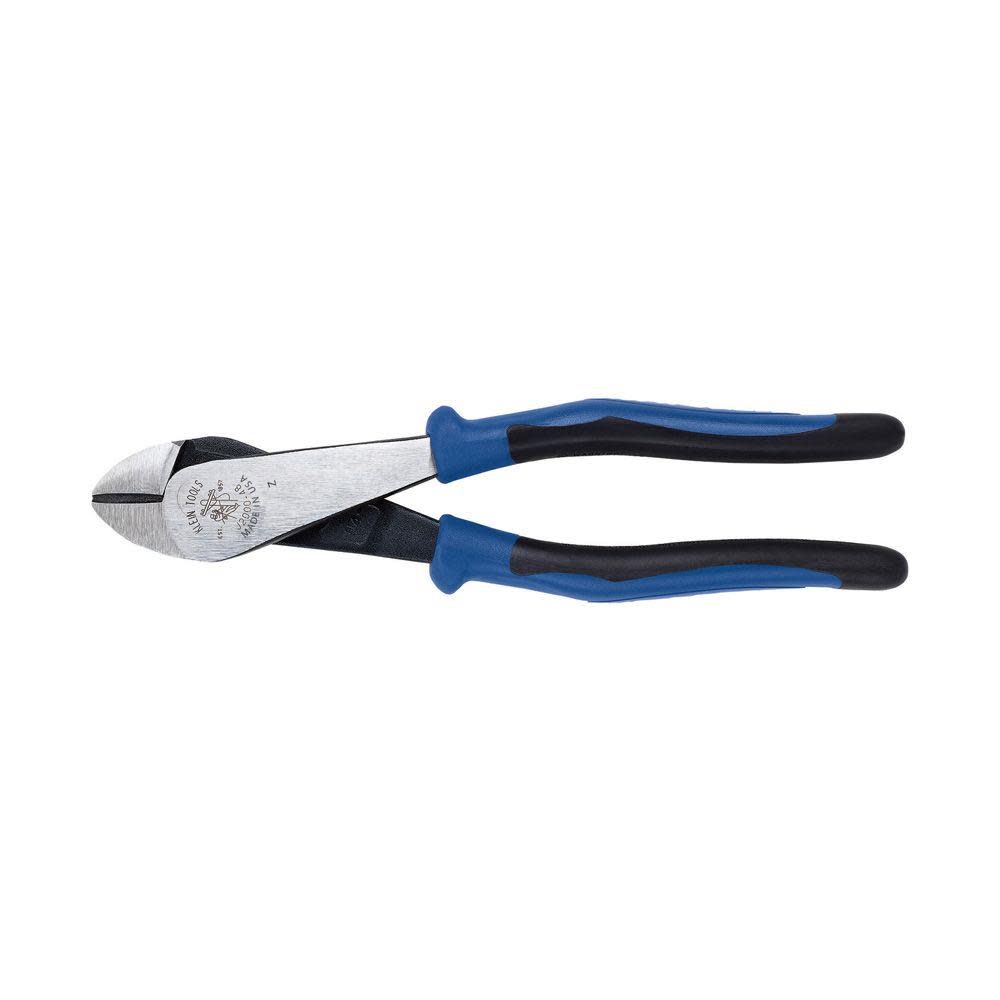 Klein Tools 8” Journeyman High-Leverage Diagonal-Cutting Angle Head Pliers - Ascmtools
