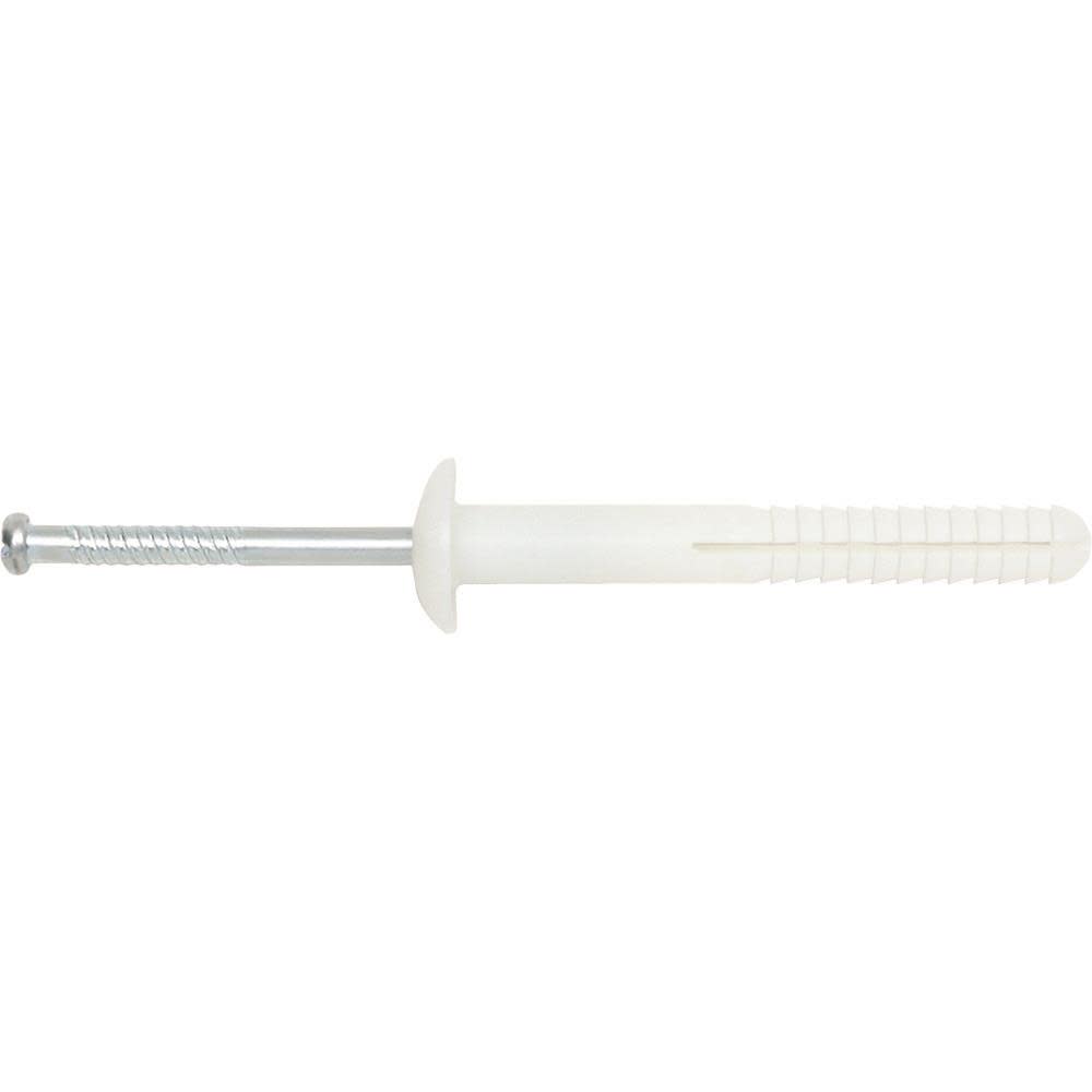 DEWALT Impact Nail & Pin Anchors NYLON NAILIN MH 1/4 X 4 QTY: 100 - Ascmtools