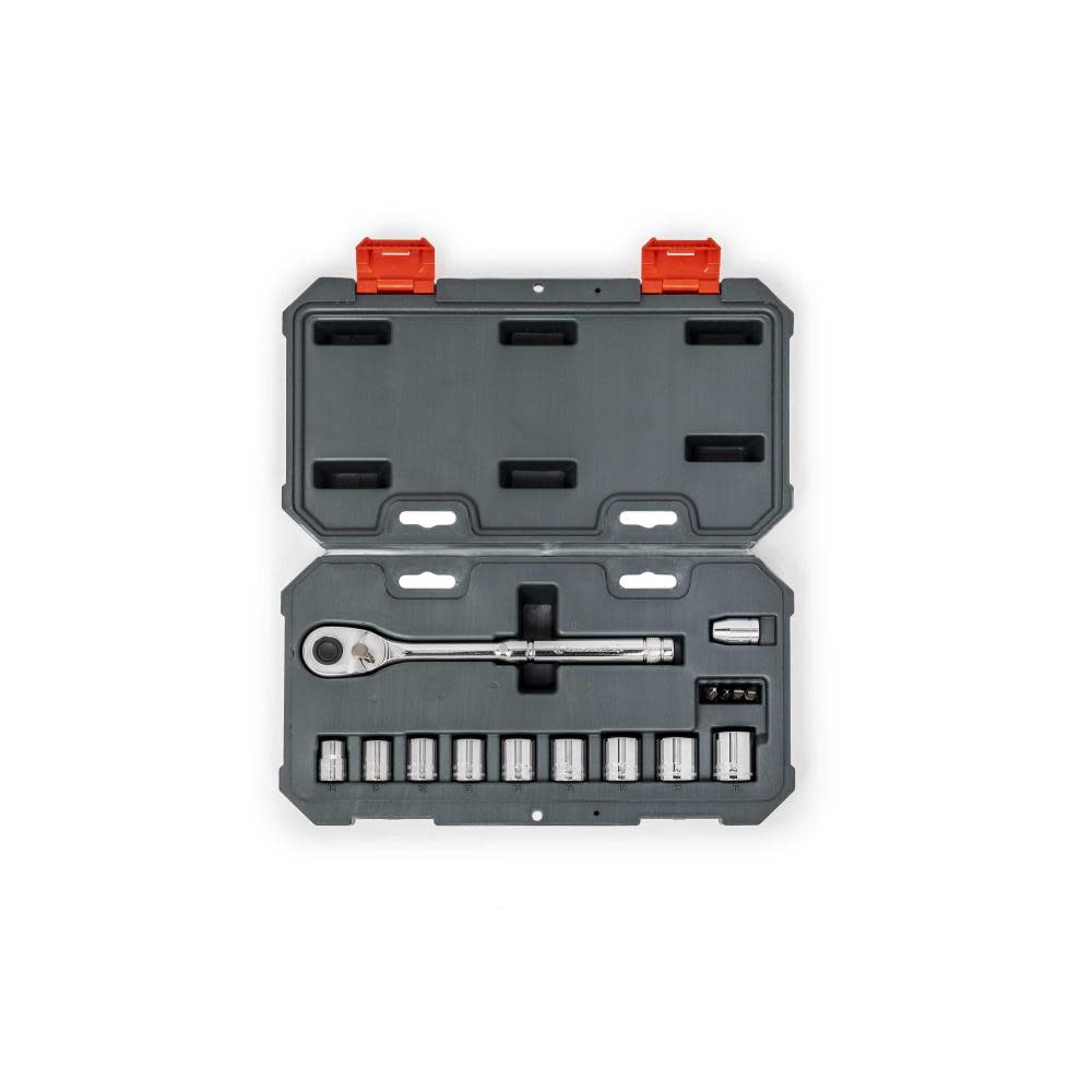 Crescent 15 Pc 3/8″ Drive 6 Point Metric Mechanics Tool Set - Ascmtools
