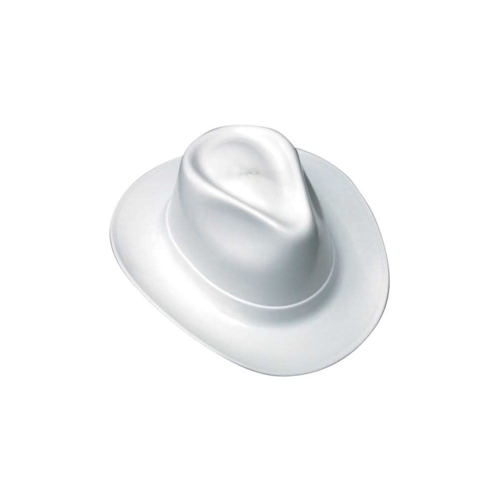 Occunomix Hard Hat White Vulcan Cowboy Style One Size Fits Most - Ascmtools