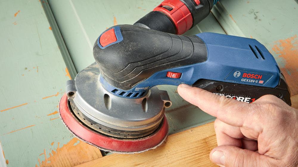 Bosch 18V Random Orbit Sander Bare Tool Brushless 5″ - Ascmtools
