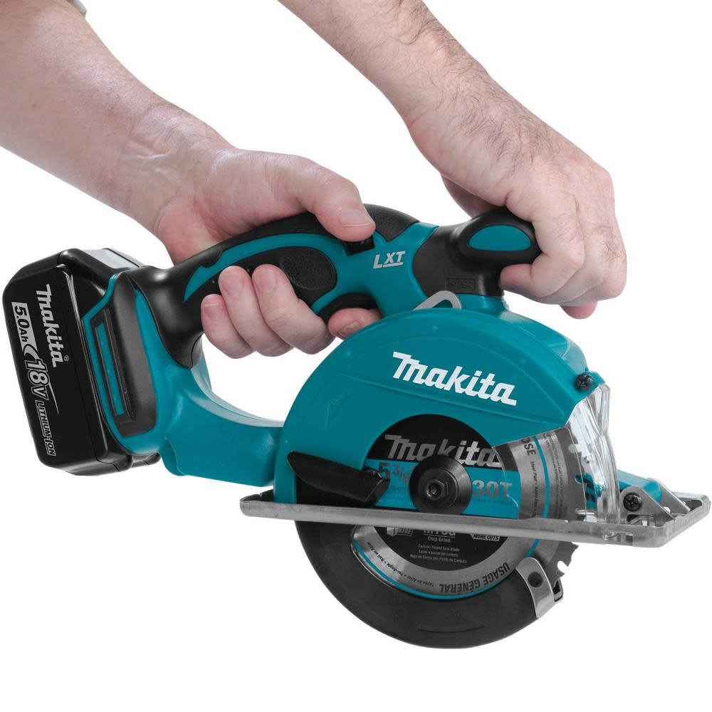 Makita 18V LXT Lithium-Ion Cordless 5-3/8 In. Metal Cutting Saw Kit (5.0Ah) - Ascmtools