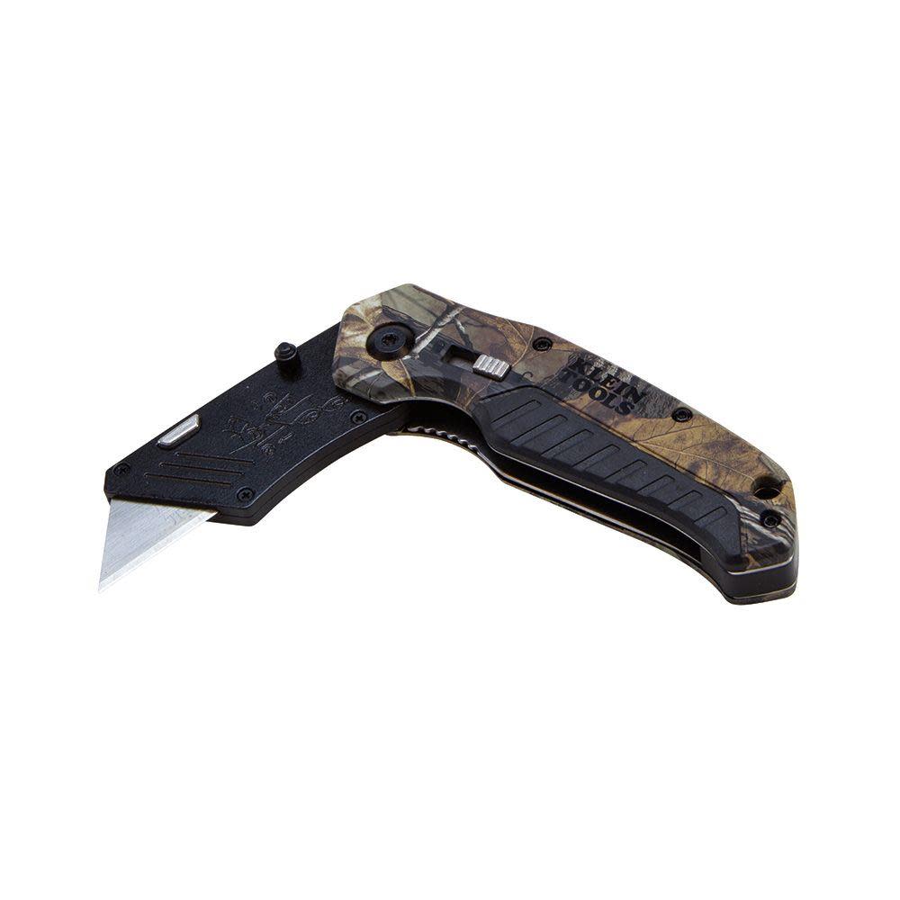 Klein Tools Folding Utility Knife Camo - Ascmtools