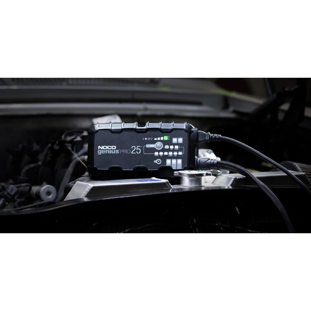 Noco Smart Battery Charger 6V/12V/24V 25A Multi Voltage - Ascmtools