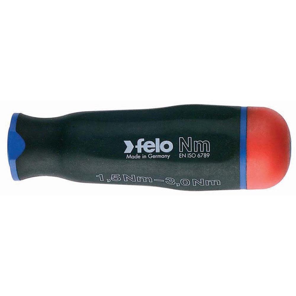 Felo Torque Limiting Handle. 13.3 to 26.6 Lb-In. Handle Length: 4.13 In. - Ascmtools