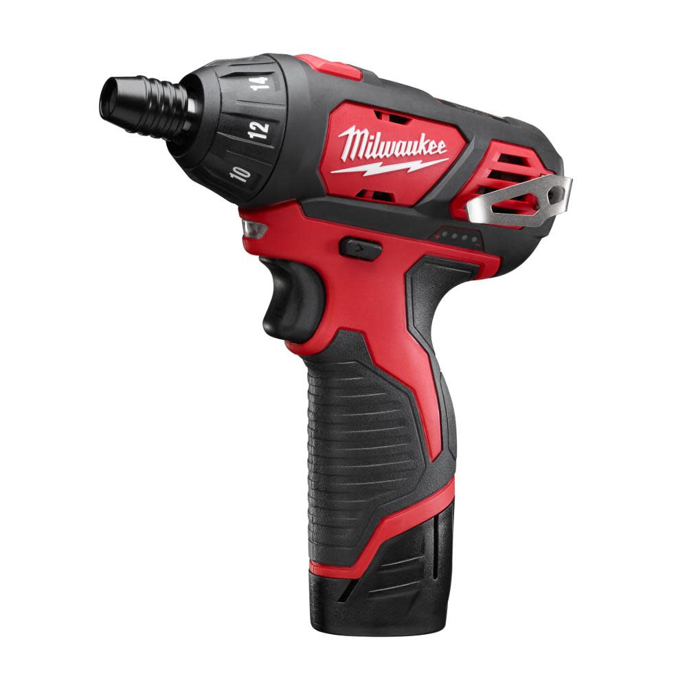 Milwaukee M12 1/4 in. Hex Screwdriver 1 Battery Kit Reconditioned - Ascmtools