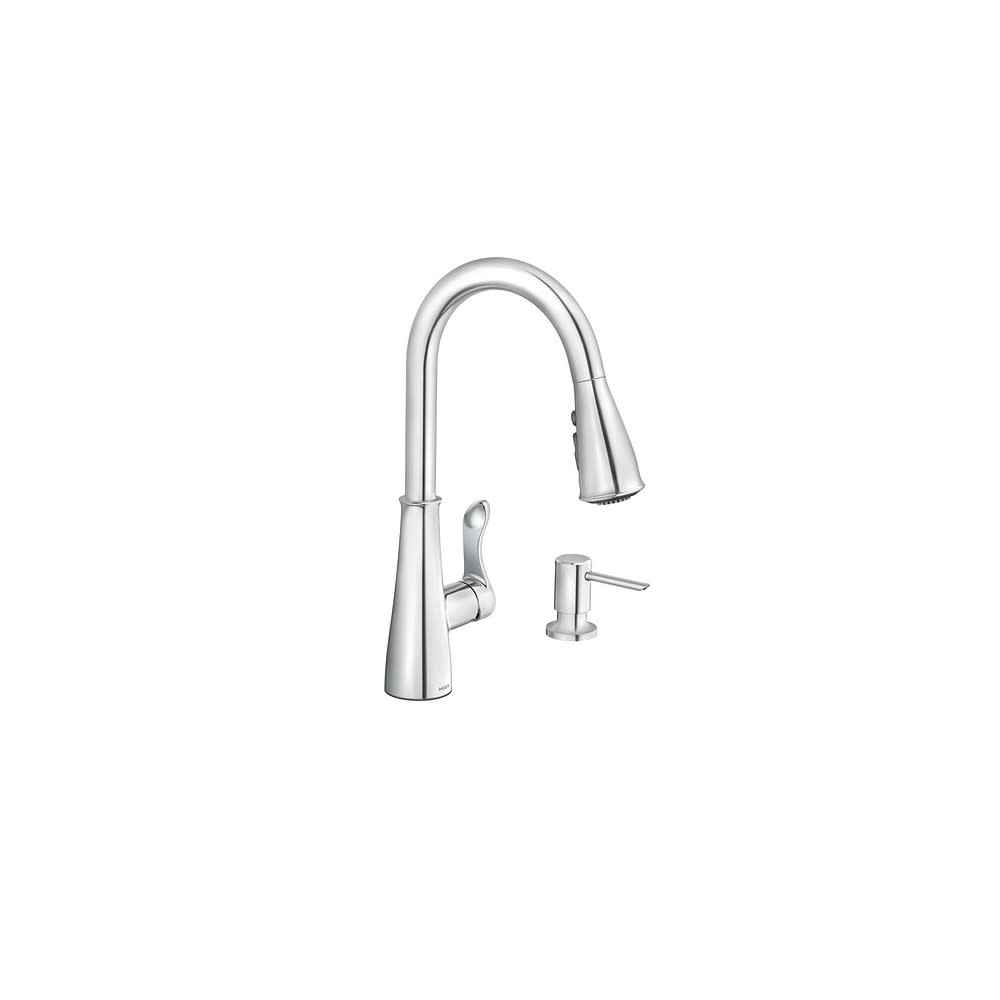 Moen Hadley Kitchen Faucet Chrome 1 Handle Pulldown - Ascmtools
