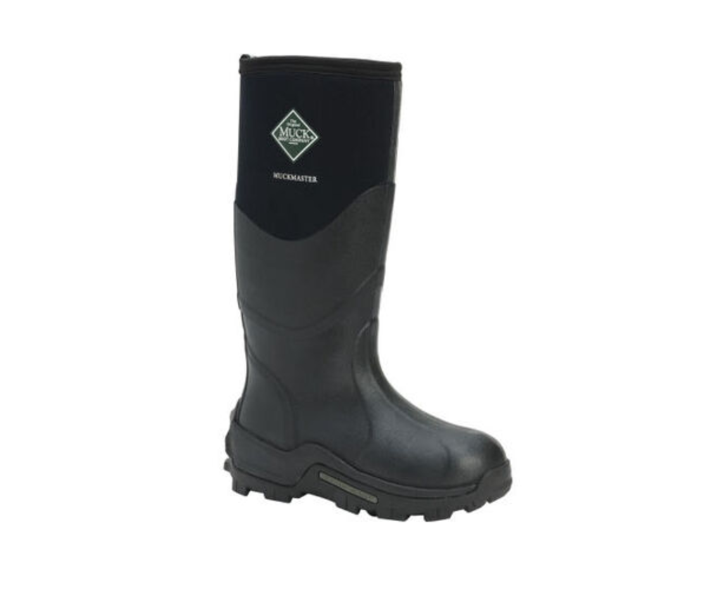 Muck Boots Mens Muckmaster Tall Gusset Boots Black Size 12 - Ascmtools