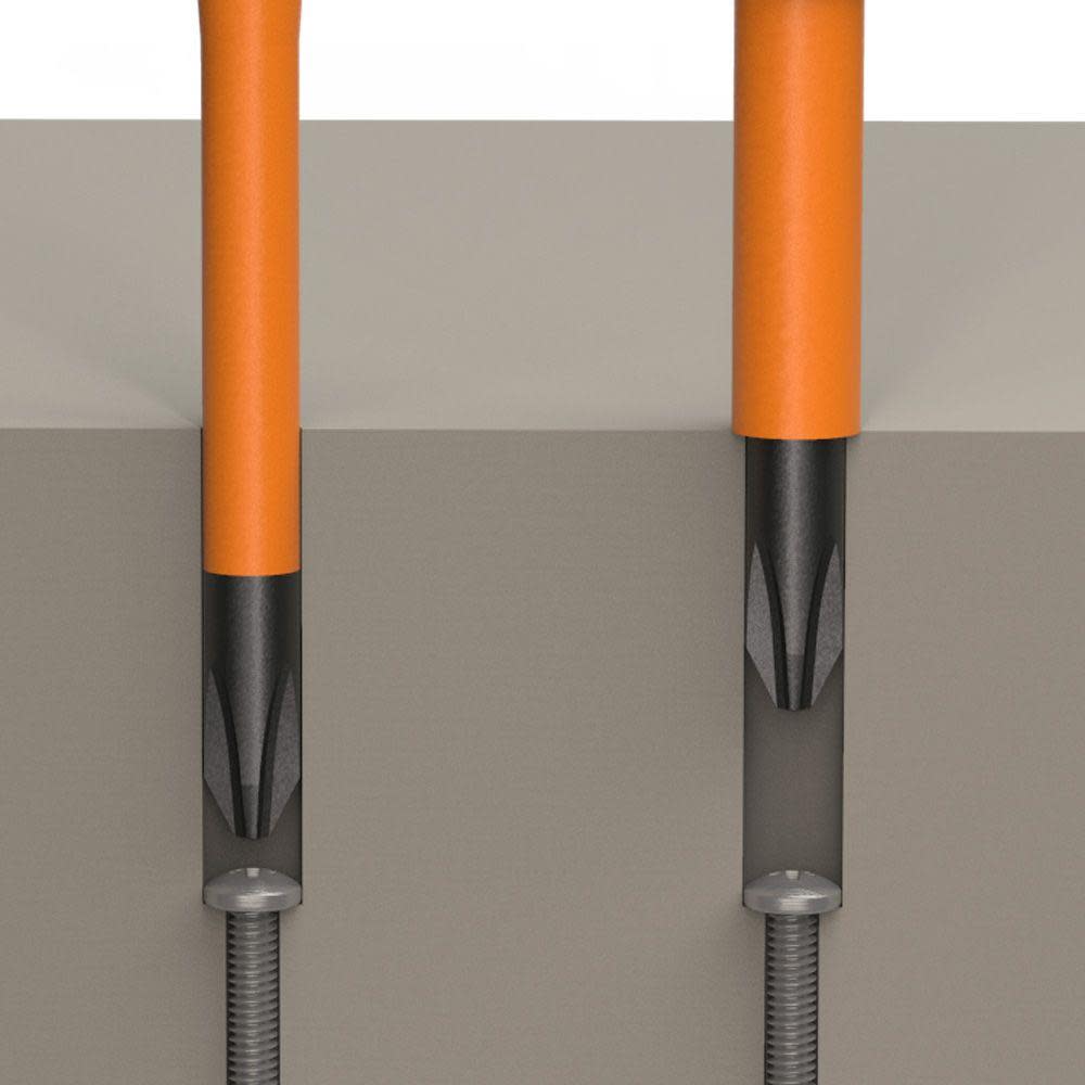 Klein Tools Slim-Tip Insulated Screwdriver 1/4 - Ascmtools