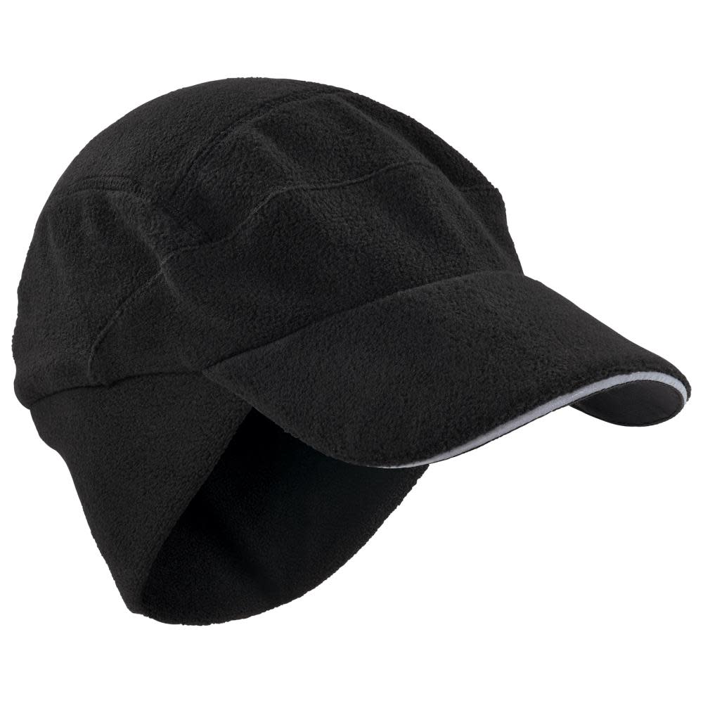 Ergodyne N-Ferno 6807 Black Winter Baseball Cap with Ear Flaps - Ascmtools