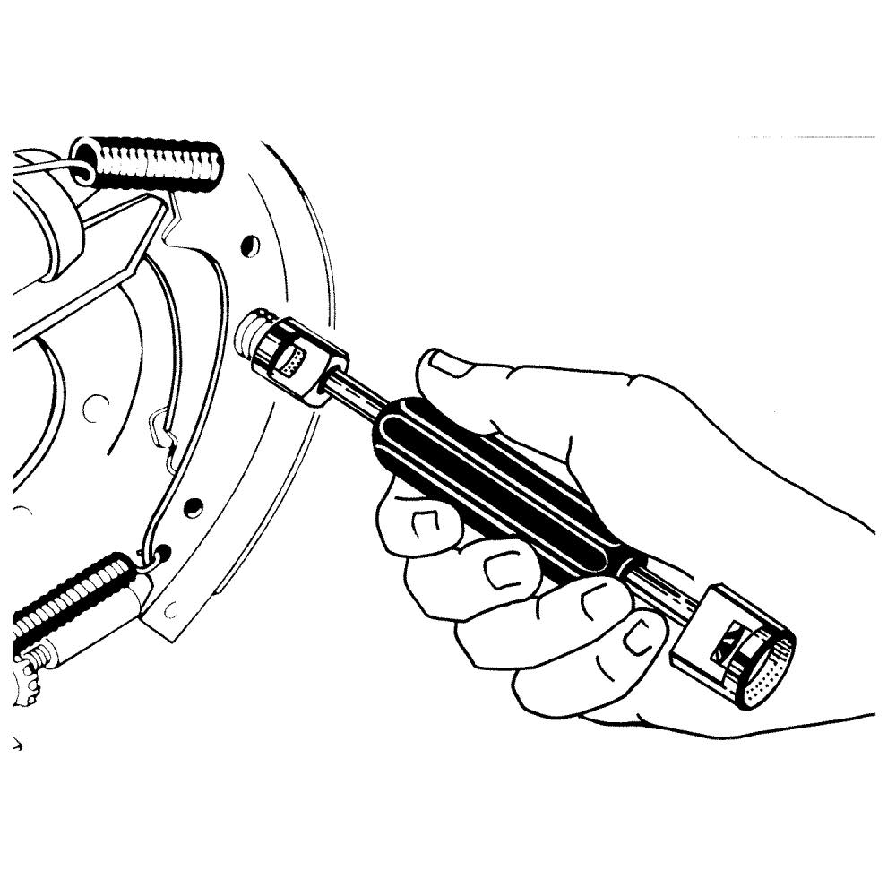 GEARWRENCH Universal Brake Shoe Retaining Spring Tool - Ascmtools
