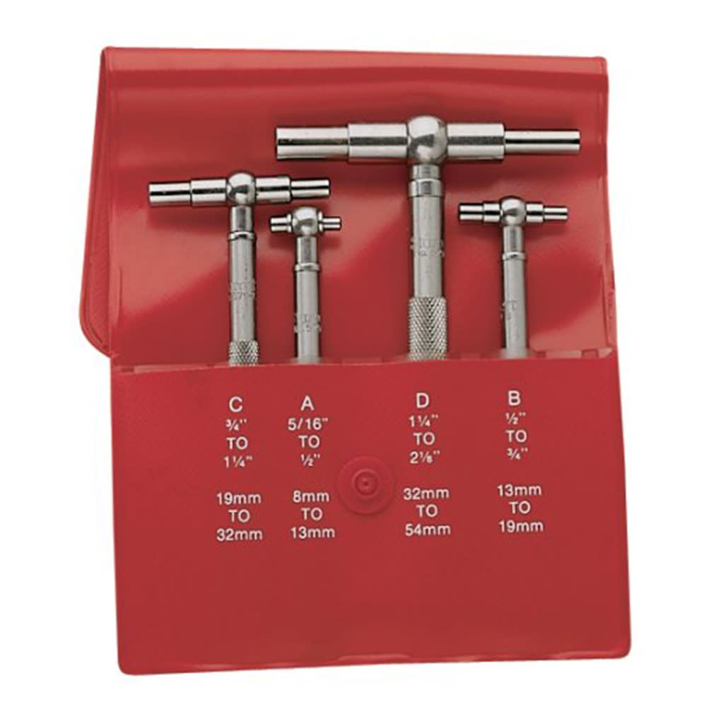 Starrett No. 579 4pc Telescoping Gage Set (5/16In – 2-1/8In) - Ascmtools