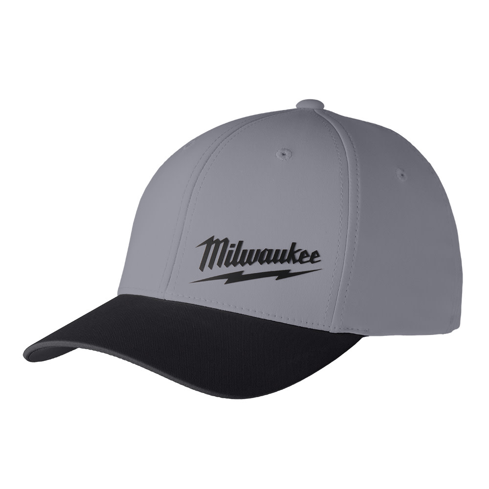 Milwaukee WORKSKIN Performance Fitted Hat Dark Gray L/XL - Ascmtools
