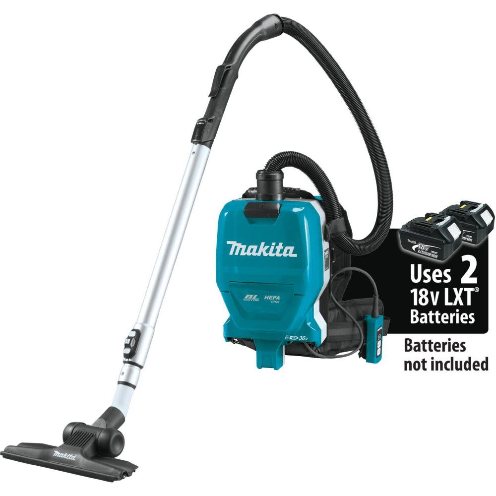 Makita 18V X2 LXT 36V 1/2 Gallon HEPA Backpack Dry Vacuum Bare Tool - Ascmtools