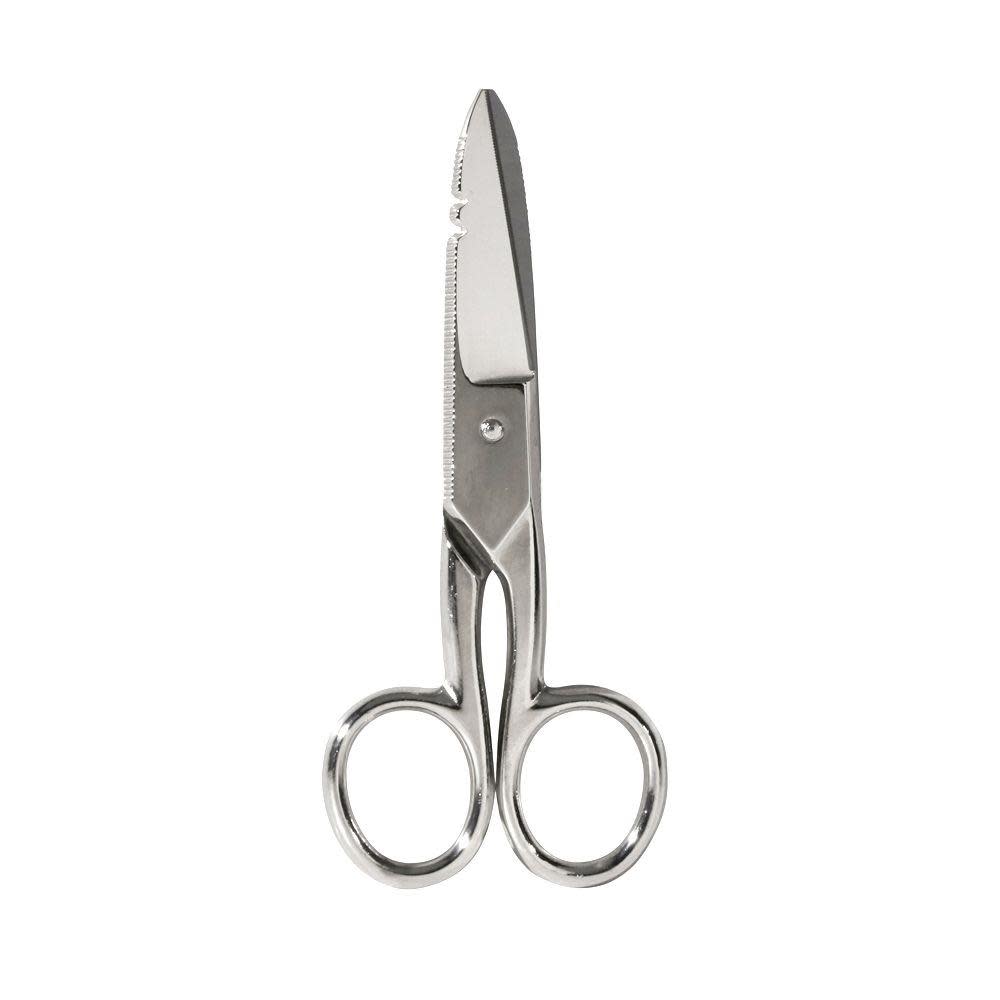 Klein Tools Electrician’s Scissors Nickel - Ascmtools