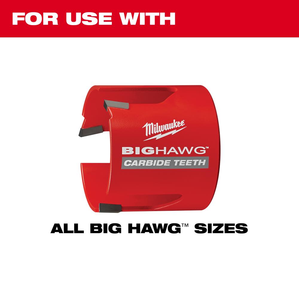 Milwaukee BIG HAWG with Carbide Teeth Pilot Bit - Ascmtools