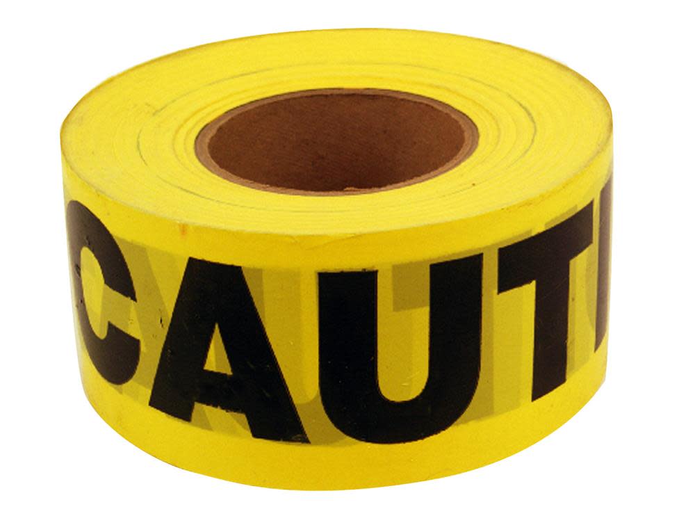 C H Hanson 3 In. x 1000 Ft. Caution Barri Tape - Ascmtools