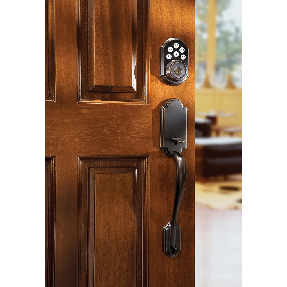 Kwikset 909 SmartCode Electronic Deadbolt Venetian Bronze - Ascmtools