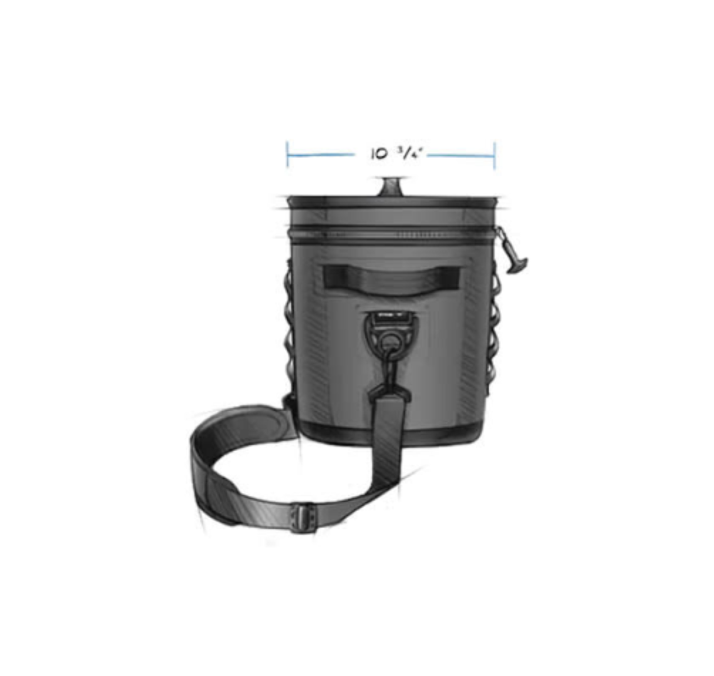 Yeti Hopper Flip 18 Soft Cooler Charcoal - Ascmtools