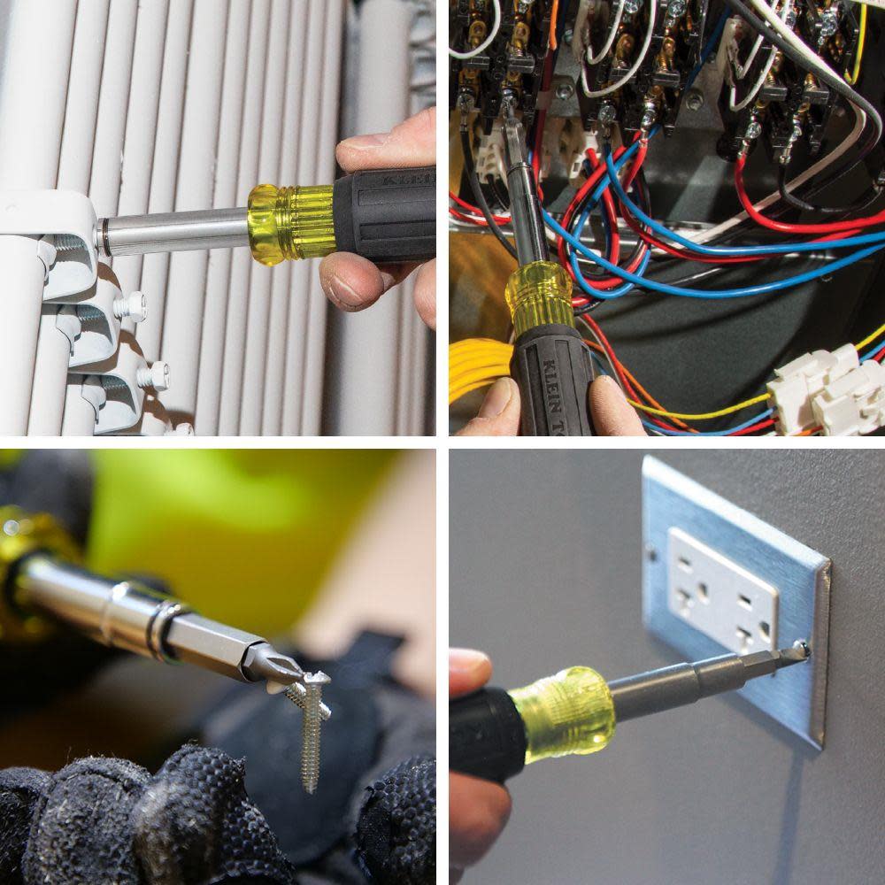 Klein Tools 11-in-1 Magnetic Screwdriver/Nut Driver - Ascmtools