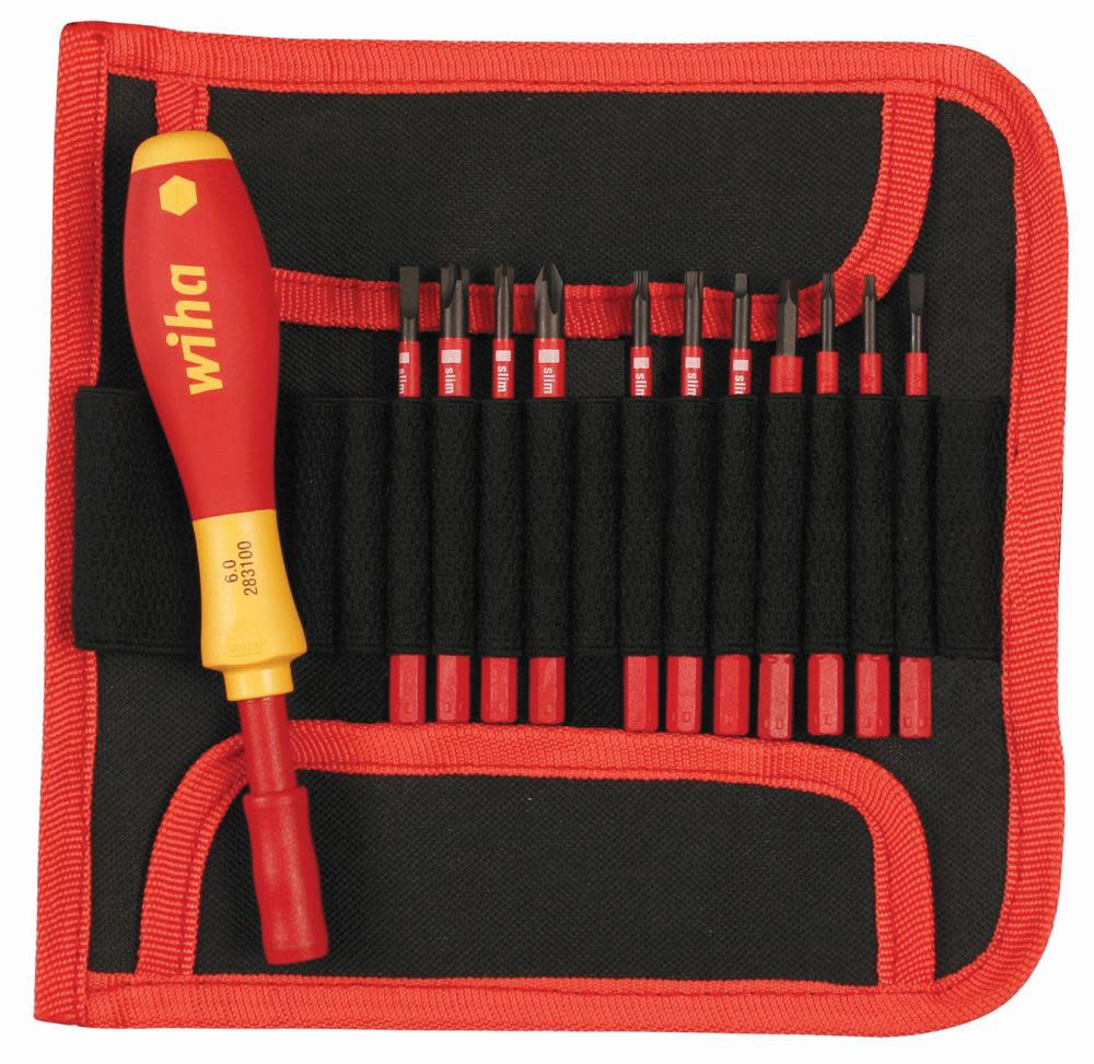 Wiha Insulated SlimLine Blades 12 pc. Set - Ascmtools