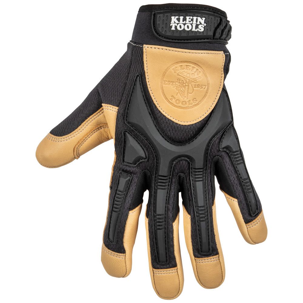 Klein Tools Pair of Leather Work Gloves XL-Large - Ascmtools