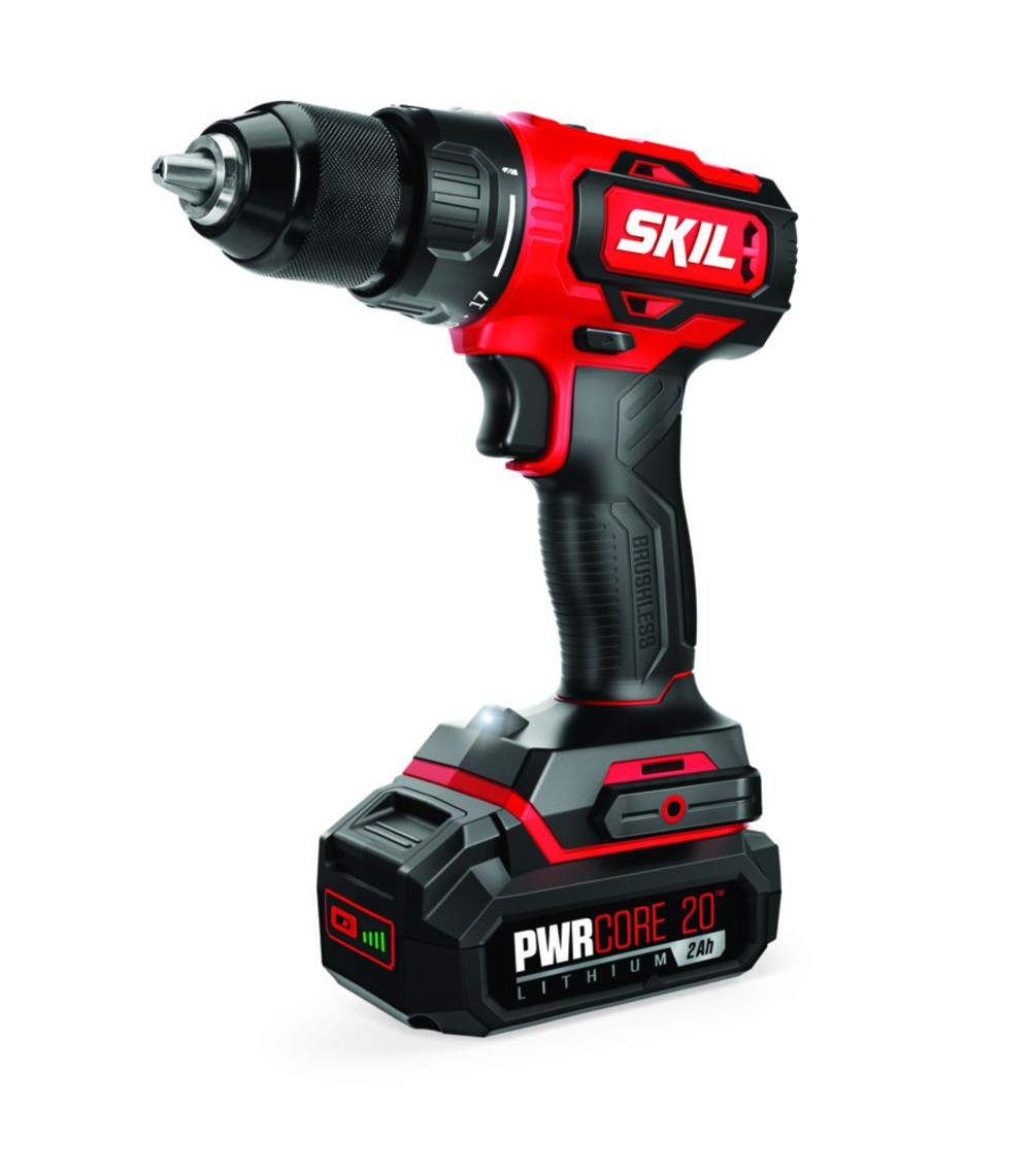 SKIL PWRCORE 20 Brushless 20V 1/2″ Drill Driver Kit - Ascmtools