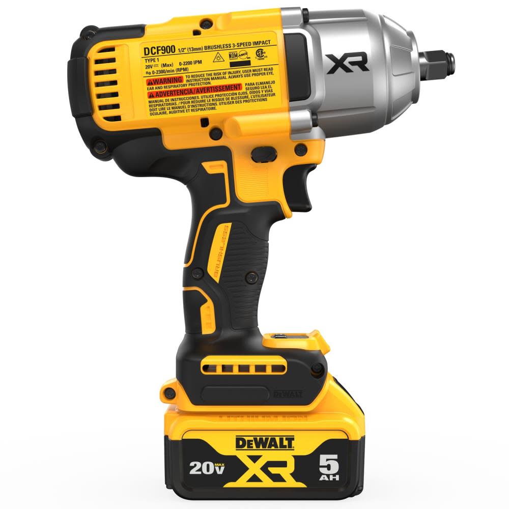 DEWALT 20V MAX XR 1/2″ High Torque Impact Wrench Kit - Ascmtools