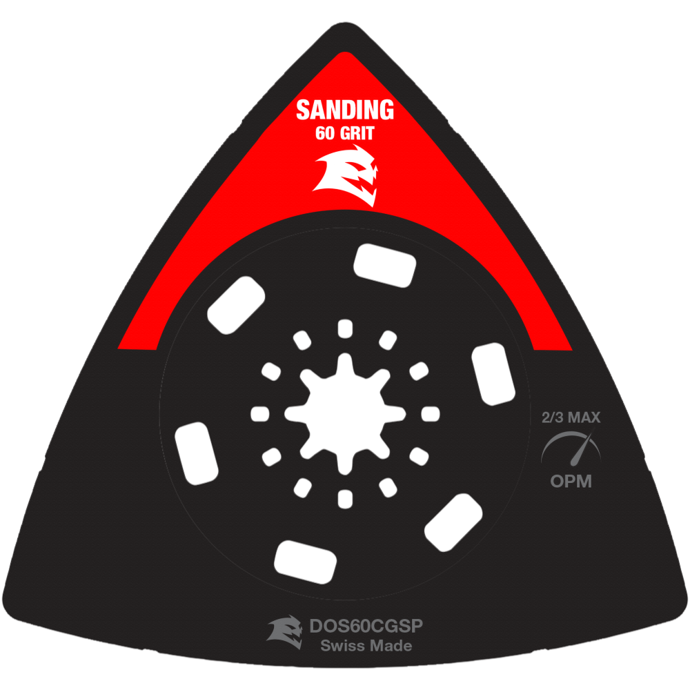Diablo Tools 3-1/2″ 60-Grit Starlock Carbide Grit Osc. Sanding Plate - Ascmtools