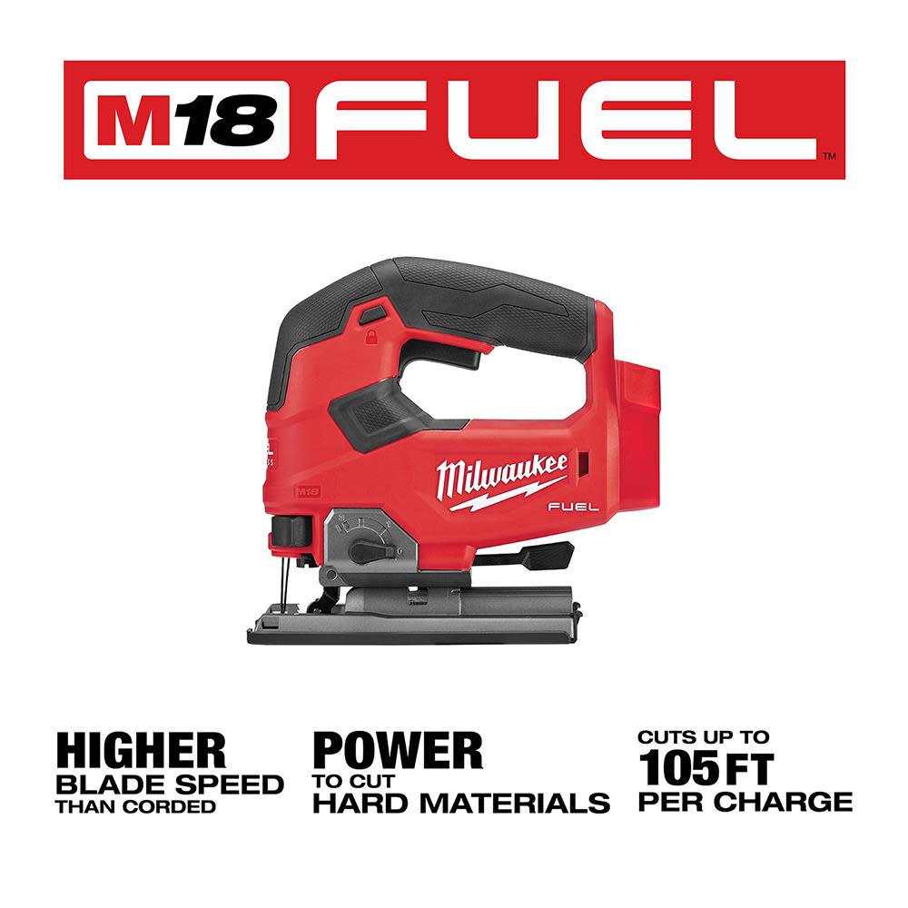 Milwaukee M18 FUEL D-handle Jig Saw - Ascmtools