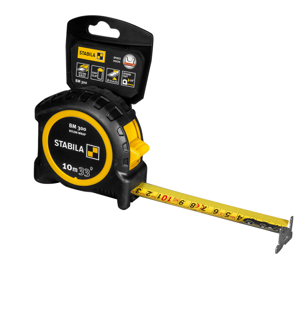 Stabila Tape Measure BM 300 33 Feet CM + Inch - Ascmtools
