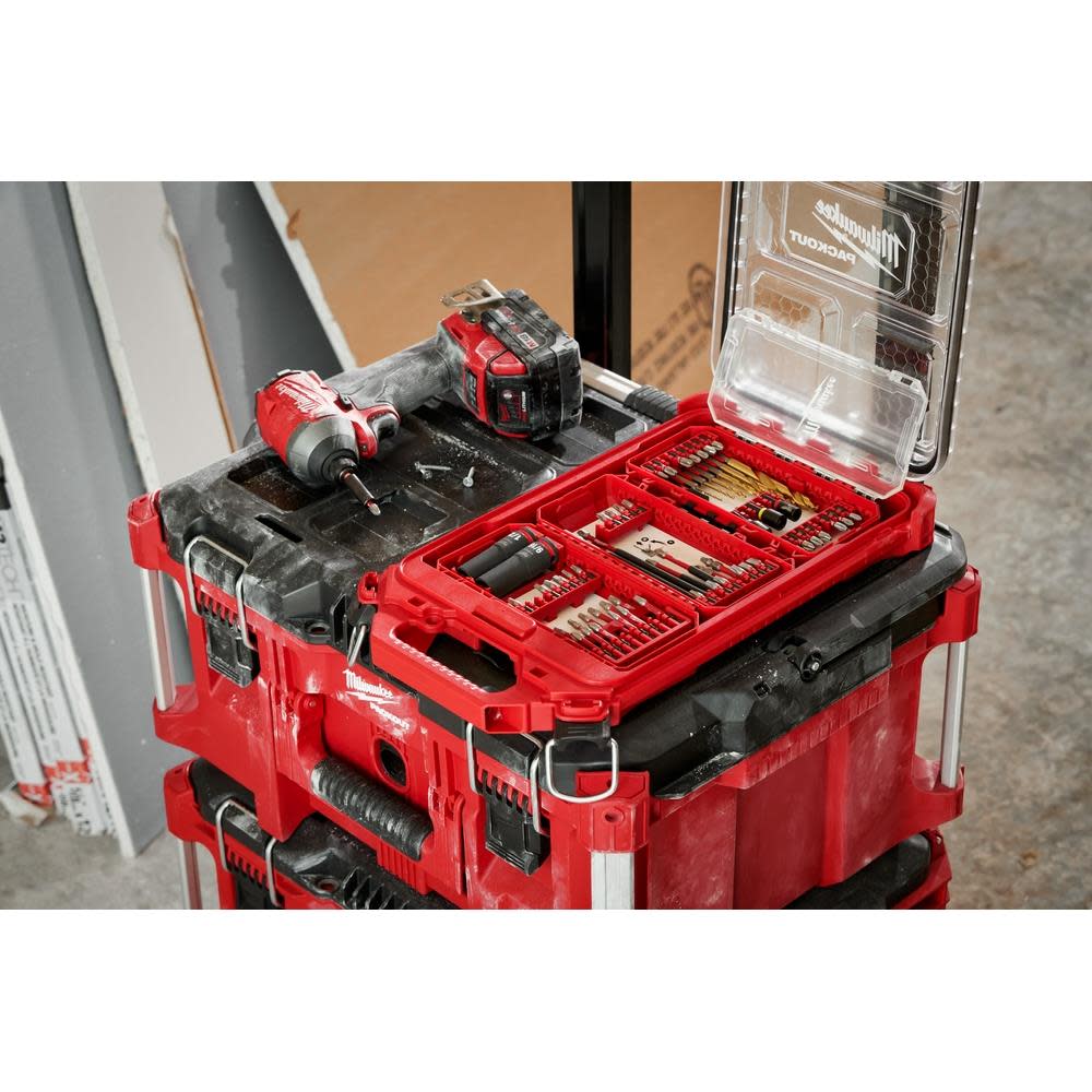Milwaukee SHOCKWAVE Impact Duty Drill Drive & Fasten Set 75pc - Ascmtools