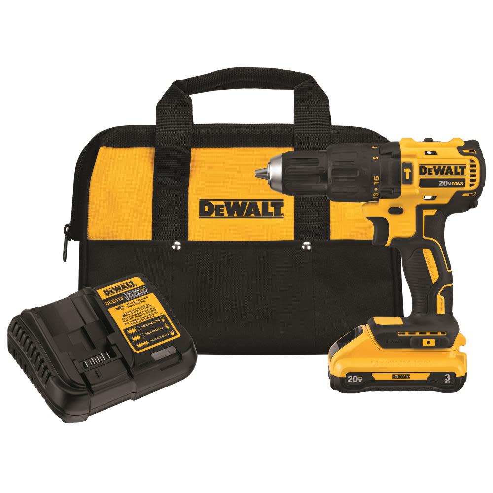 DEWALT 20V MAX Cordless Compact Hammerdrill Kit - Ascmtools