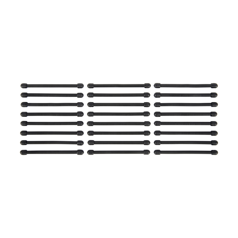 Nite Ize Gear Tie ProPack 3″ 24pk Black - Ascmtools