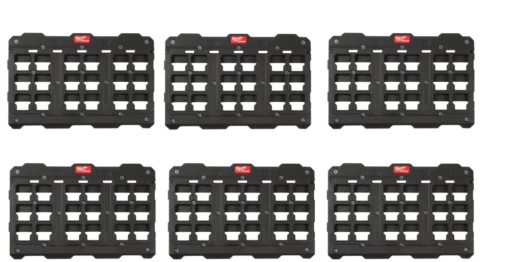 Milwaukee PACKOUT Large Wall Plate 6pk Bundle - Ascmtools
