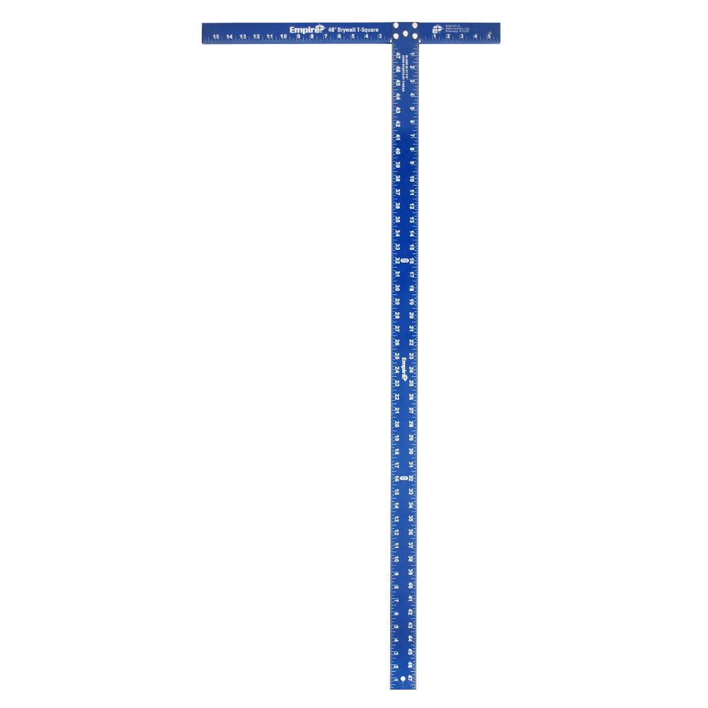 Empire Level 48 in. Blue Drywall T-Square - Ascmtools