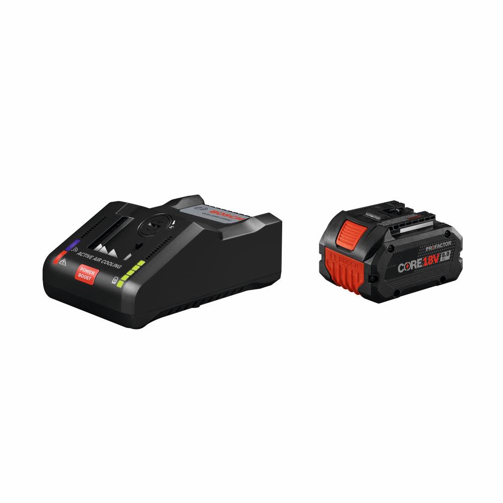 Bosch 18V CORE18V Performance Starter Kit with 18V PROFACTOR Battery 18V Turbo Charger - Ascmtools
