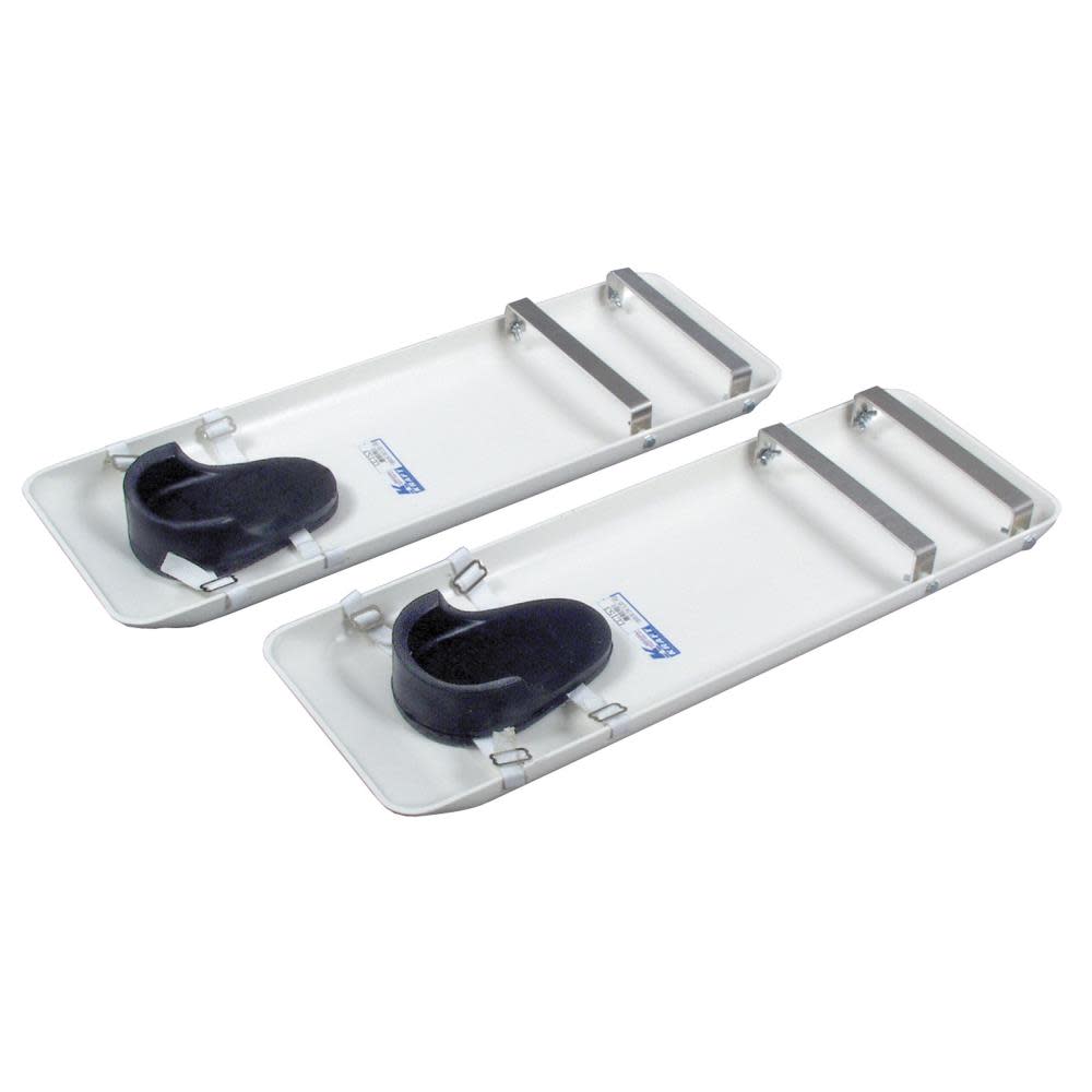 Kraft Tool Co 30 In. x 10 In. Polystyrene Concrete Sliders (Pair) - Ascmtools