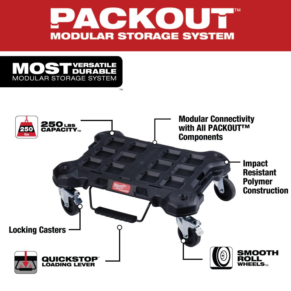 Milwaukee PACKOUT Dolly - Ascmtools
