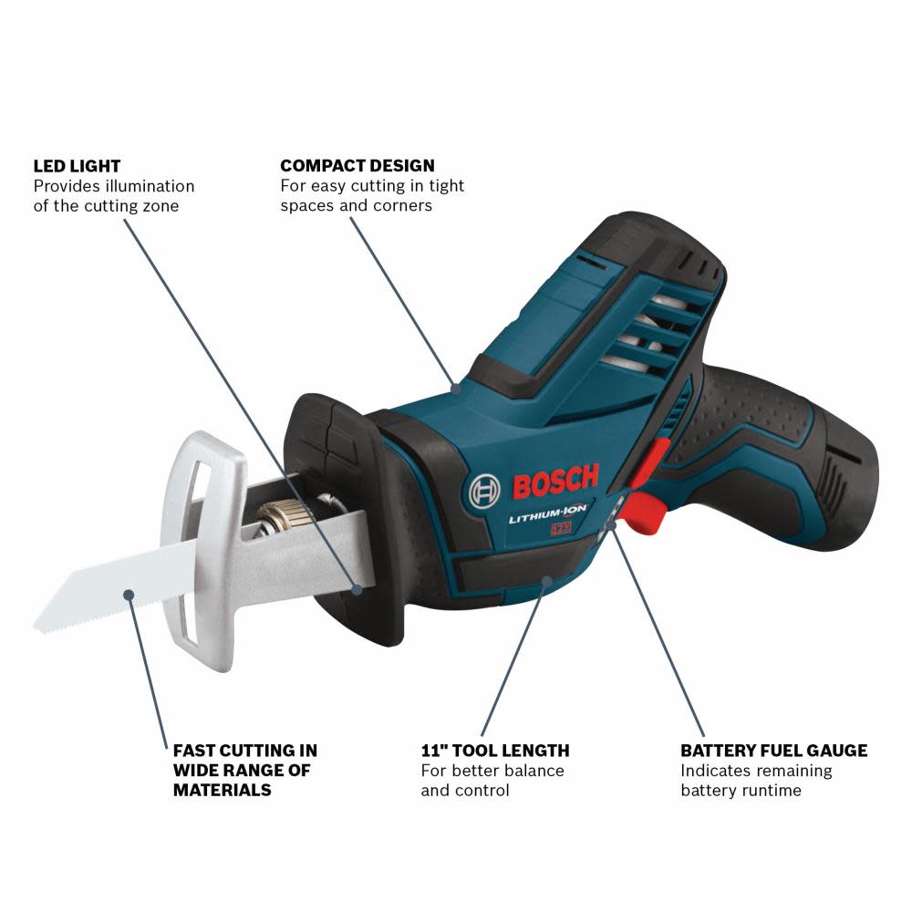 Bosch 12V 3 Tool Combo Kit Interior Finishing Bundle - Ascmtools