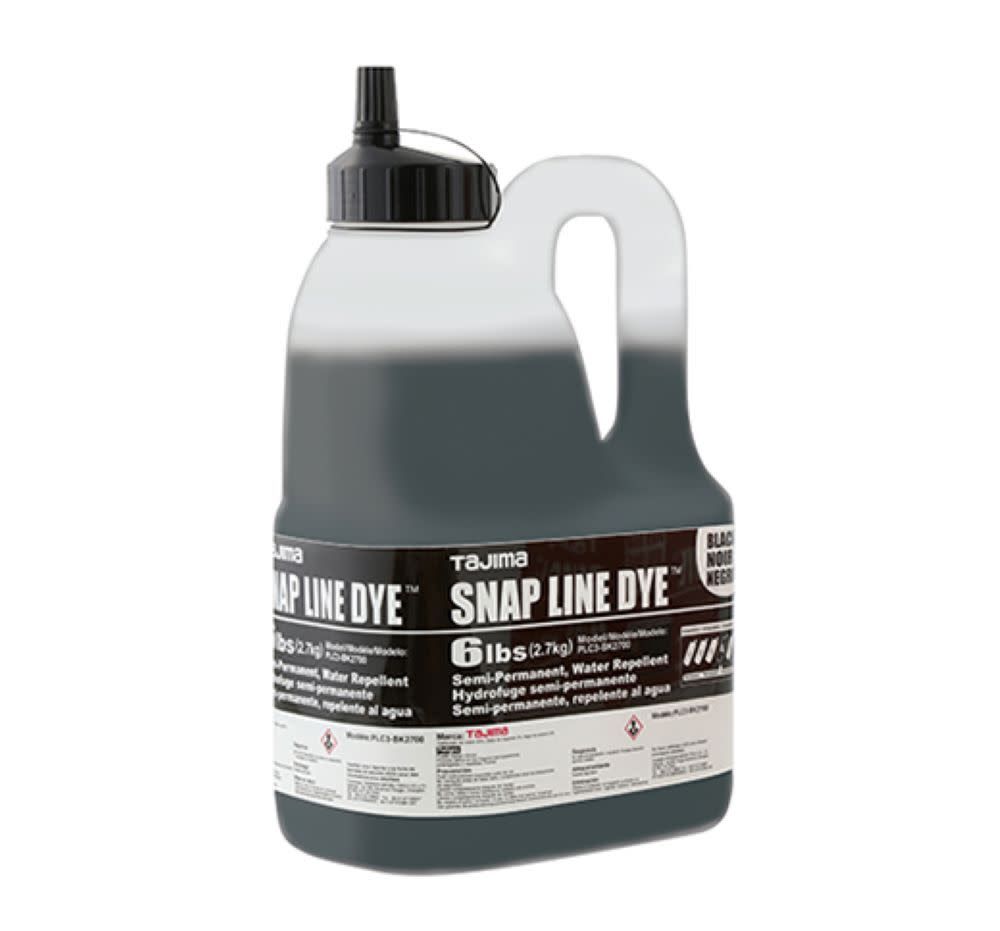 Tajima Chalk Snap Line Dye 6lbs Black - Ascmtools