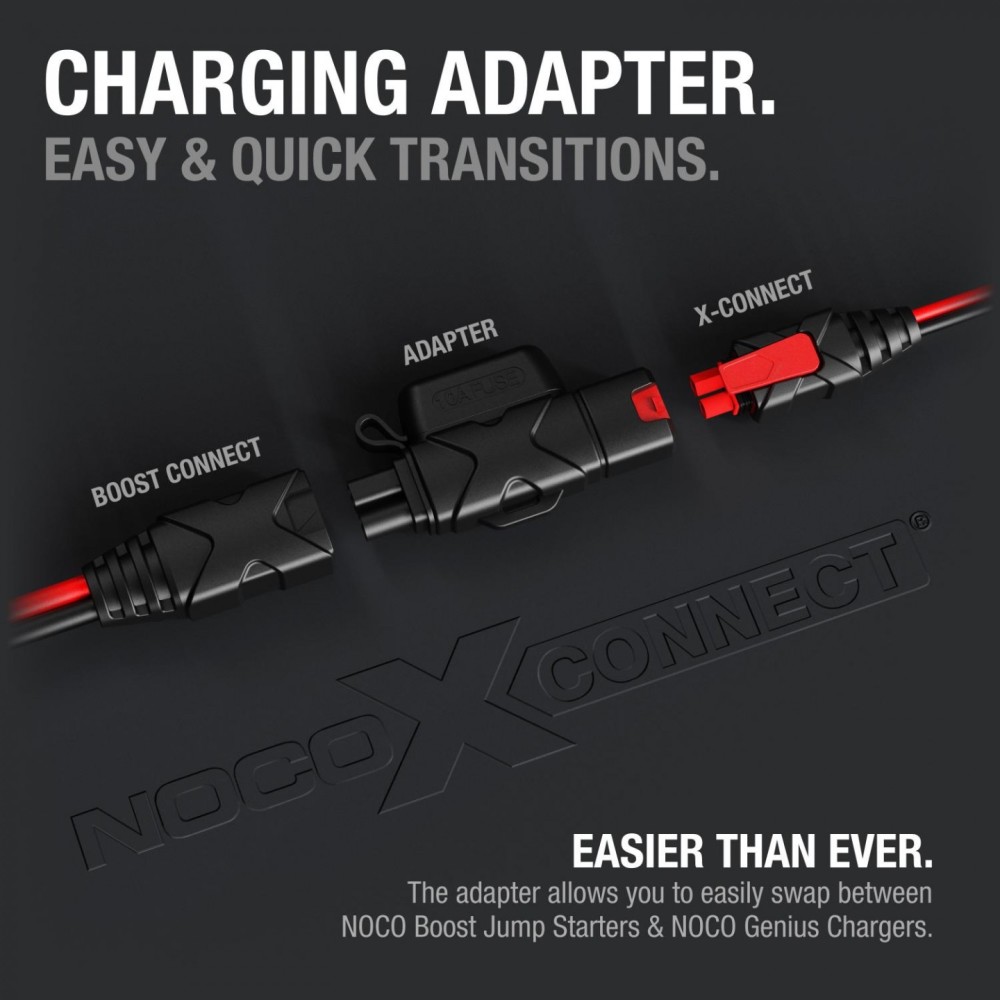 Noco Heavy Duty Boost Battery Eyelet Cable with X Connect Adapter - Ascmtools