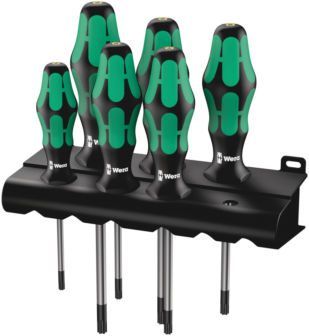 Wera Tools 367/6 TORX HF Kraftform Plus Screwdriver set - Ascmtools