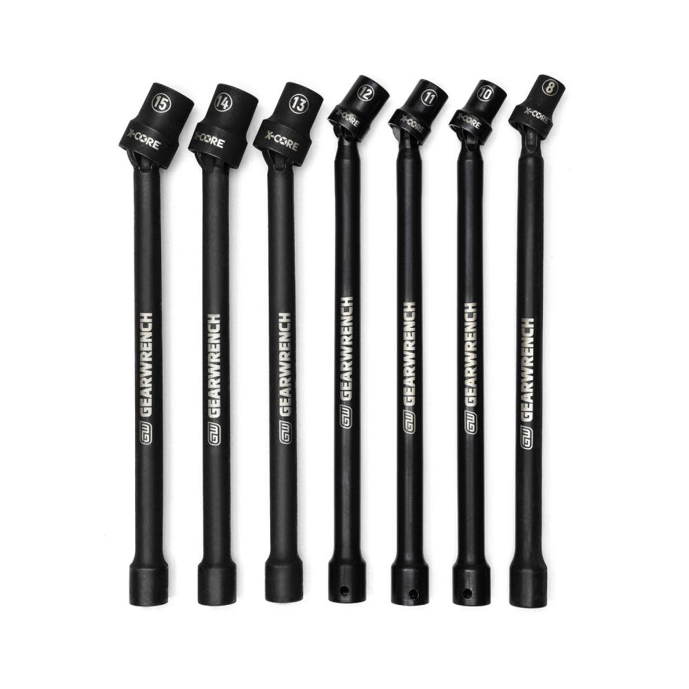 GEARWRENCH 3/8″ Impact Metric Extension Socket Set 7pc - Ascmtools