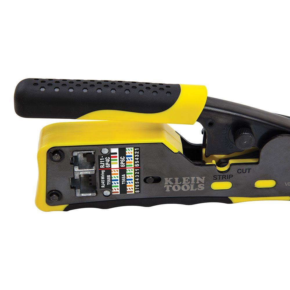 Klein Tools Pass-Thru Modular Crimper - Ascmtools
