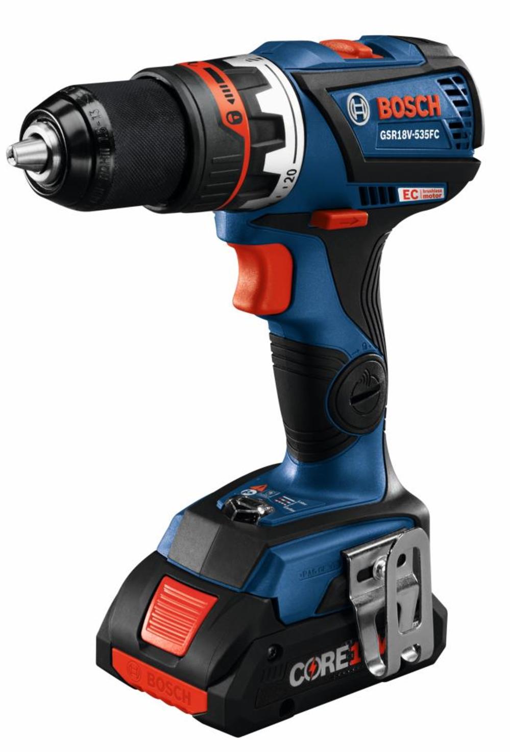 Bosch 18V EC Flexiclick 5-In-1 Drill/Driver System Kit - Ascmtools