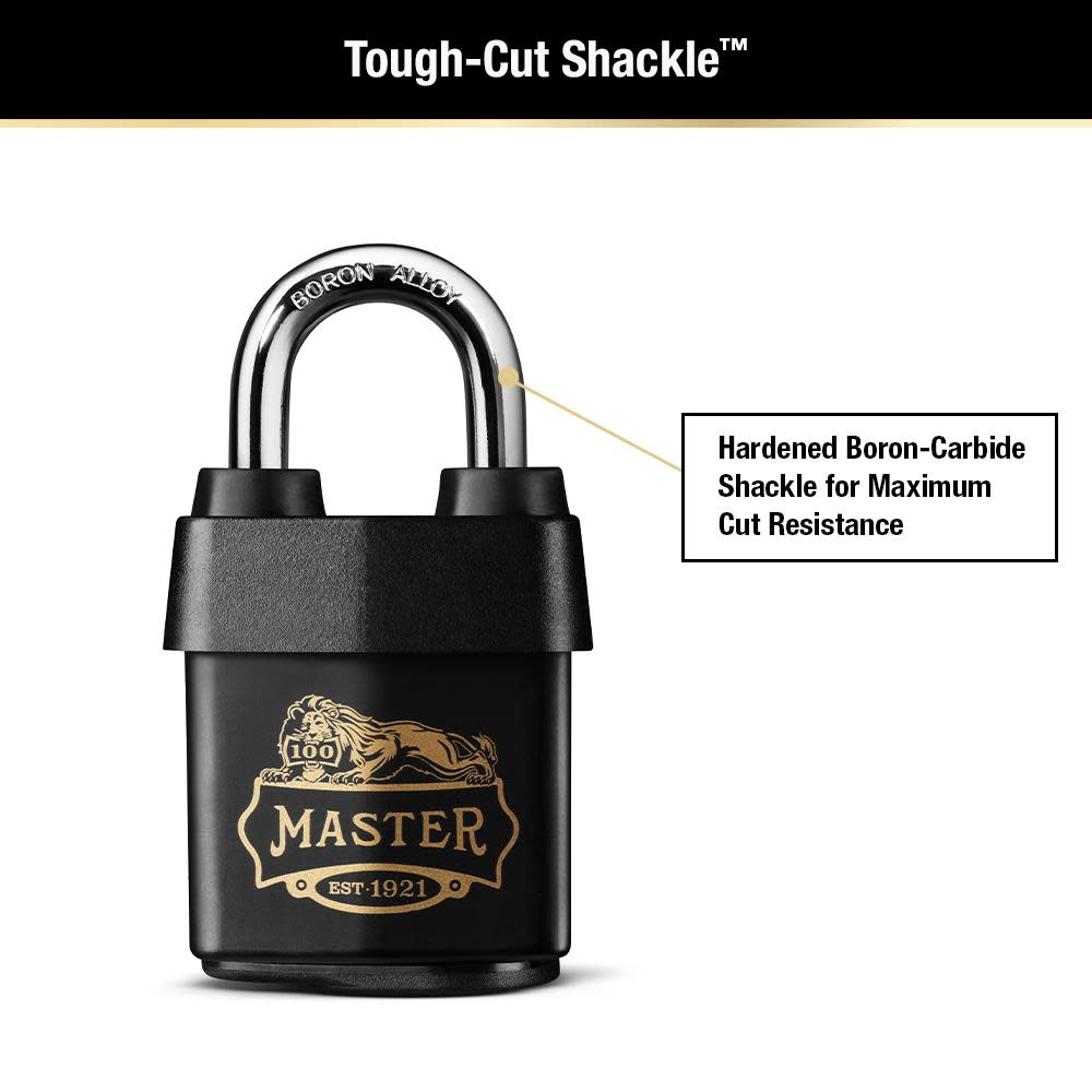 Master Lock 100 Year Celebration Limited Edition Wide Covered Laminated Steel Padlock 2 1/8″ - Ascmtools