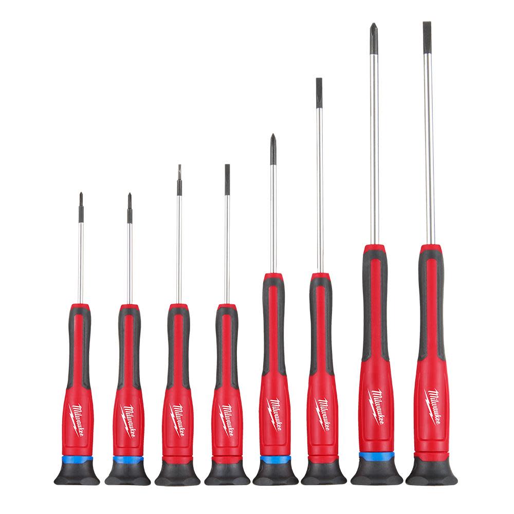 Milwaukee Precision Screwdriver Set 8pc - Ascmtools