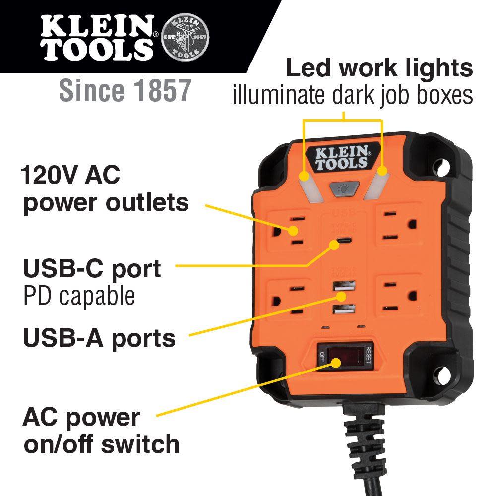 Klein Tools PowerBox 1 Magnetic Mounting - Ascmtools